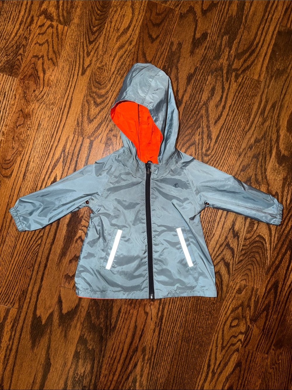 Petit Bateau Reversible Travel Windbreaker 18m